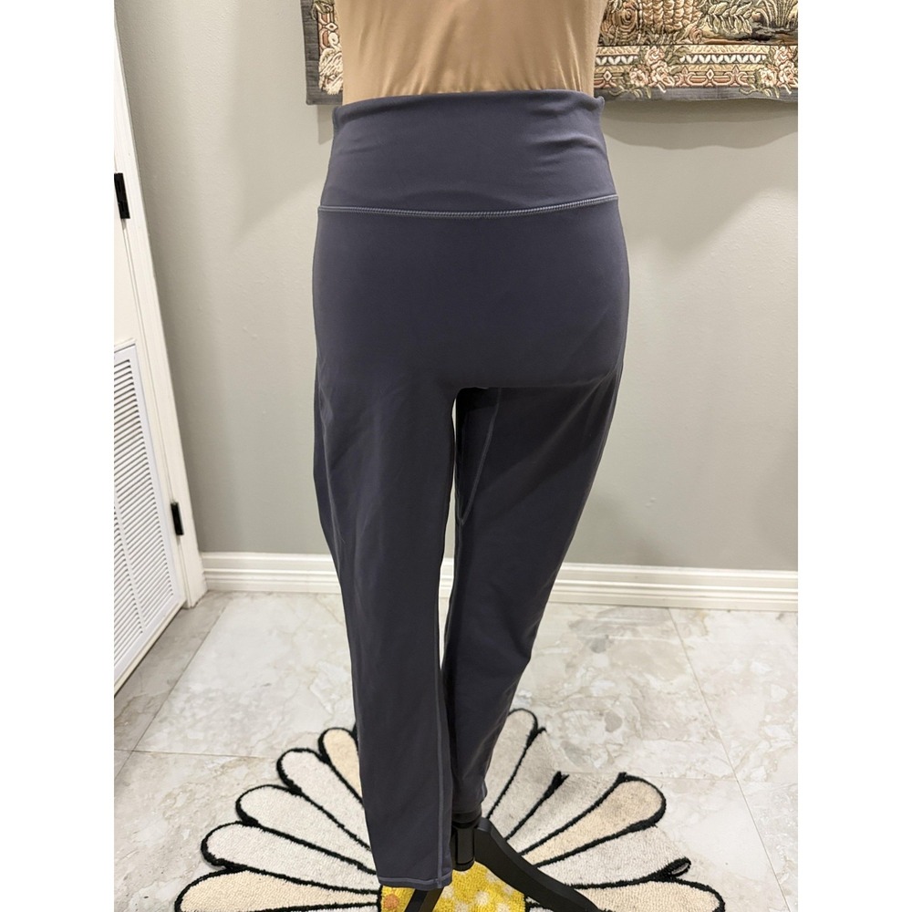Fabletics Leggings Womens Medium Gray Motion365 High Rise Ankle Yoga Running Gym